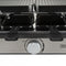Bourgini Gourmet Raclette Grill Plus - 8 personen - Afneembare en omkeerbare grillplaten - Regelbare thermostaat - Inclusief 8 pannetjes en houten spatels