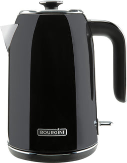 Bourgini Retro Waterkoker - Zwart - 1.7L