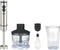 Bourgini Steel Hand Blender Set - Luxe Staafmixer Set - RVS