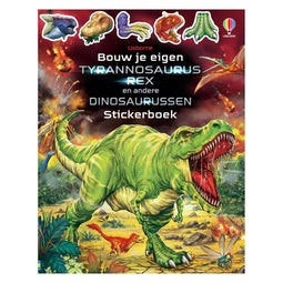 Bouw je eigen stickerboek 1 - Tyrannosaurus rex en andere dinosaurussen