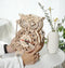 Bouwpakket Robotime Owl Clock LK503 Hout 20,6 x 12,8 x 26,5 cm