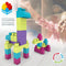 Bouwspel Color Block Trendy 80 Onderdelen (4 Stuks)