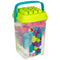 Bouwspel Color Block Trendy Kubus 50 Onderdelen (6 Stuks)