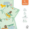 Bouwspel + Figuren Woomax dieren 16 Onderdelen 7 x 7 x 1,5 cm (6 Stuks)
