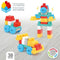 Bouwstenen Color Block Koffer Brandweerman 30 Onderdelen (2 Stuks)