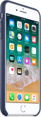Apple iPhone 7/8 Plus - Leren hoesje - Duurzaam leder - Donkerblauw
