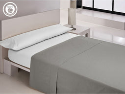 Bovenblad Happy Home LISOS COTTON Grijs Bed van 180