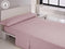 Bovenblad Happy Home LISOS COTTON Mauve Bed van 90 Bed van 90/100