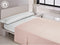 Bovenblad Happy Home LISOS COTTON Roze Bed van 135 Bed van 135/140