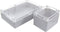 Camdenboss 7300-387C Installatiebehuizing 120 x 120 x 90 ABS Lichtgrijs, Helder 1 stuk(s)