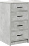 vidaXL - Keukenbuffet - Betongrijs - 40x41x75 - cm - Gelaagd - Hout