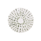 Bowl Arts & Craft Sparks, 22 CM White + green / Ceramic