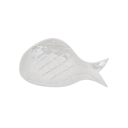 Bowl Fish, Mother Of Pearl 20cm White / Ceramic