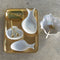Bowl Fish, Mother Of Pearl 20cm White / Ceramic
