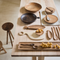 Bowl modern Rustic Brown / Mango wood