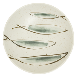Bowl Ogawa Fishes B Natural / Ceramic