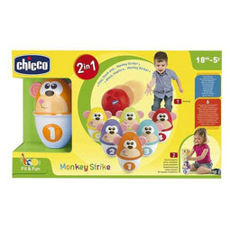 Bowlingspel Monkey Strike Chicco (7 pcs)