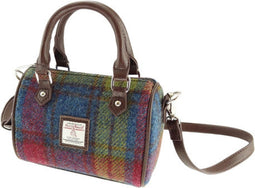 Bowlingtas mini Kilbride Multi Colour - 17x 20x11 - Harris Tweed - Glen Appin of Scotland