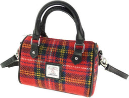 Bowlingtas mini Kilbride Tartan Royal Stewart - 17x 20x11 - Harris Tweed - Glen Appin of Scotland