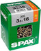 Box of screws SPAX Wood screw Flat head (4 x 50 mm) (40 x 50 mm)