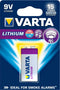 VARTA CR9V - 9V Blok - Lithium 1200 mAh - 10 jaar houdbaar