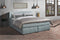 Boxspringset Wings 160x210 antraciet