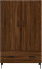 vidaXL - Hoge - kast - 69,5x31x115 - cm - bewerkt - hout - bruin - eikenkleur