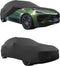 BOXX indoor autohoes van DS COVERS – Indoor – Bescherming tegen stof en vuil – Coupé/Sedan-Fit – Extra zachte binnenzijde – Stretch-Fit pasvorm – Incl. Opbergzak - Zwart - Maat L