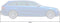 BOXX indoor SW autohoes van DS COVERS – Indoor – Stationwagen fit - Bescherming tegen stof en vuil – Extra zachte binnenzijde – Stretch-Fit pasvorm – Zwart – Incl. Opbergzak – Maat L