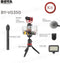 Boya Smartphone Vlog Kit BY-VG350 met BY-MM1+ microfoon, LED-lamp, statief en telefoonhouder
