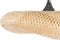 BOYNE S - Hanglamp - Zilver - Bamboehout