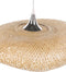BOYNE S - Hanglamp - Zilver - Bamboehout