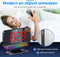 BP® Digitale Wekker Met Projectie - Wekkerradio - Projectiewekker - Digitale Wekker - Kinderwekker - Projectieklok - Snooze Functie - USB oplaadpoort - Automatische Helderheidscontrole - Zwart