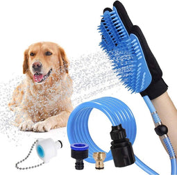 BP® Hondendouche - Honden Sproeier - Hondenbad - Hond Wassen - Hondenfontein - Honden Waterspeelgoed - Inclusief tuinslang en opzetstukken