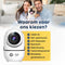 BP® Huisdiercamera - Hondencamera - Dog Camera - IP Beveiligingscamera - Indoor Camera - 2 Weg Audio- WiFi - 2.4 GHZ - Beweeg en Geluidsdetectie - Met 32GB SD kaart - ONVIF -Nederlandse Handleiding