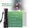 BP® Militaire Zaklamp - Zaklamp Led Oplaadbaar - 5000mAh - Zaklamp Kinderen & Volwassenen - Powerbank - Zoomfunctie - 5 Standen - Digitaal Display - Zwart