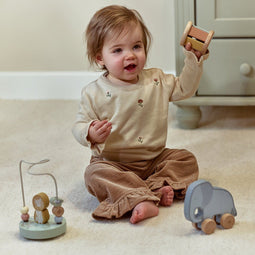 Little Dutch - Houten Giftset - Safari Friends - Multi