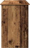vidaXL - Bureau - 102x50x75 - cm - bewerkt - hout - oud - houtkleurig