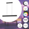 EGLO connect.z Andreas-Z Hanglamp - 117 cm - Instelbaar RGB & wit licht - Dimbaar - Zwart/Wit