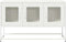 vidaXL - Tv-meubel - 100,5x39x60,5 - cm - koudgewalst - staal - wit