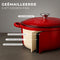 Castex Elegance Royal - Gietijzeren Braadpan 28 cm - 6,4L - Rood