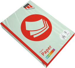 Kopieerpapier Quantore Colour A4 80gr lichtgroen 500 vel | 5 stuks