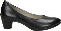 ECCO Sculptured 45 - Dames Pumps - Leer - Hakhoogte 4.5 cm - Zwart - Maat 37