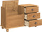 vidaXL - Entree - Opslagbank - 'ASKIM'Honingbruin - 100x39x62 - cm - Massief - Vurenhout