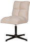 PTMD Milan Dining Chair Swivel Cream