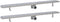 vidaXL - Doucheafvoer - 2 - st - rechthoekig - lijn - 1030x140 - mm - roestvrij - staal