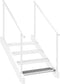 vidaXL - Traptrede - rooster - 60x24x7 - cm - gegalvaniseerd - staal