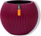 Capi Europe - Vaas bol Groove Colours - 18x15 - Paars - Opening Ø11 - Bloempot voor binnen - 5 jaar garantie - BGVP102