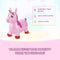 SEZGoods Skippy Dier Unicorn - Inclusief Pomp - Roze - Vanaf 18 maanden
