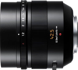 Panasonic 42.5mm F1.2 Power OIS Leica DG Nocticron Asph MFT-Mount - Lichtsterk diafragma F1.2 - Zwart (Open doos)